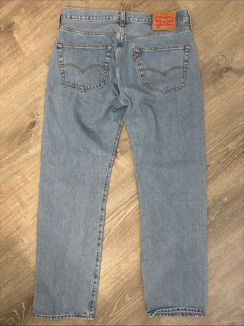 Levi’s 501 Button Fly 32x30 Light Blue Men’s Jeans 100% Cotton